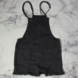 Aerie Charcoal Denim Romper